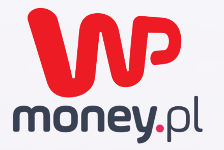 Money.pl logo with red WP letters.